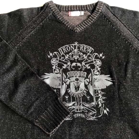 Levi’s Black V-Neck Sweater M - Picture 7 of 10